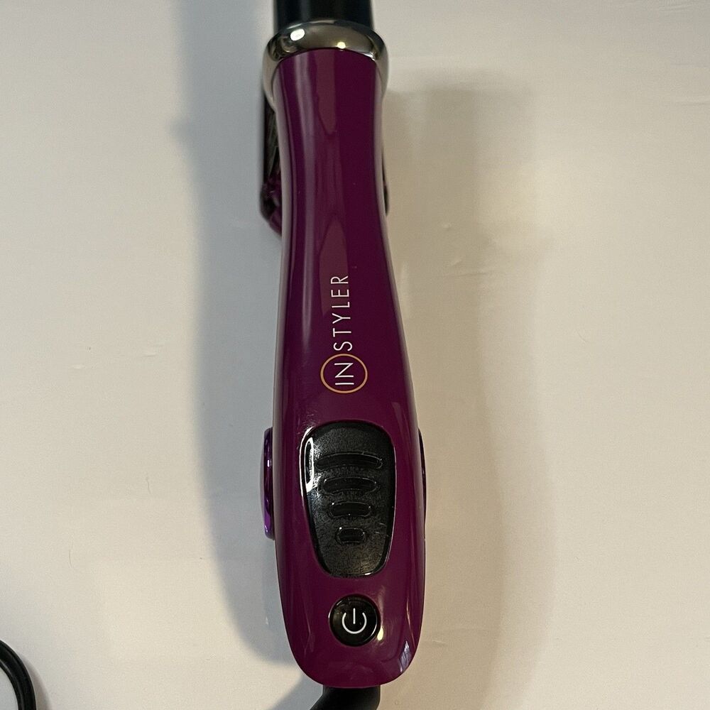 Instyler Rotating Hot Iron Hair Straightener 1.25" Purple IS2.1-1001 WORKS - Picture 4 of 8